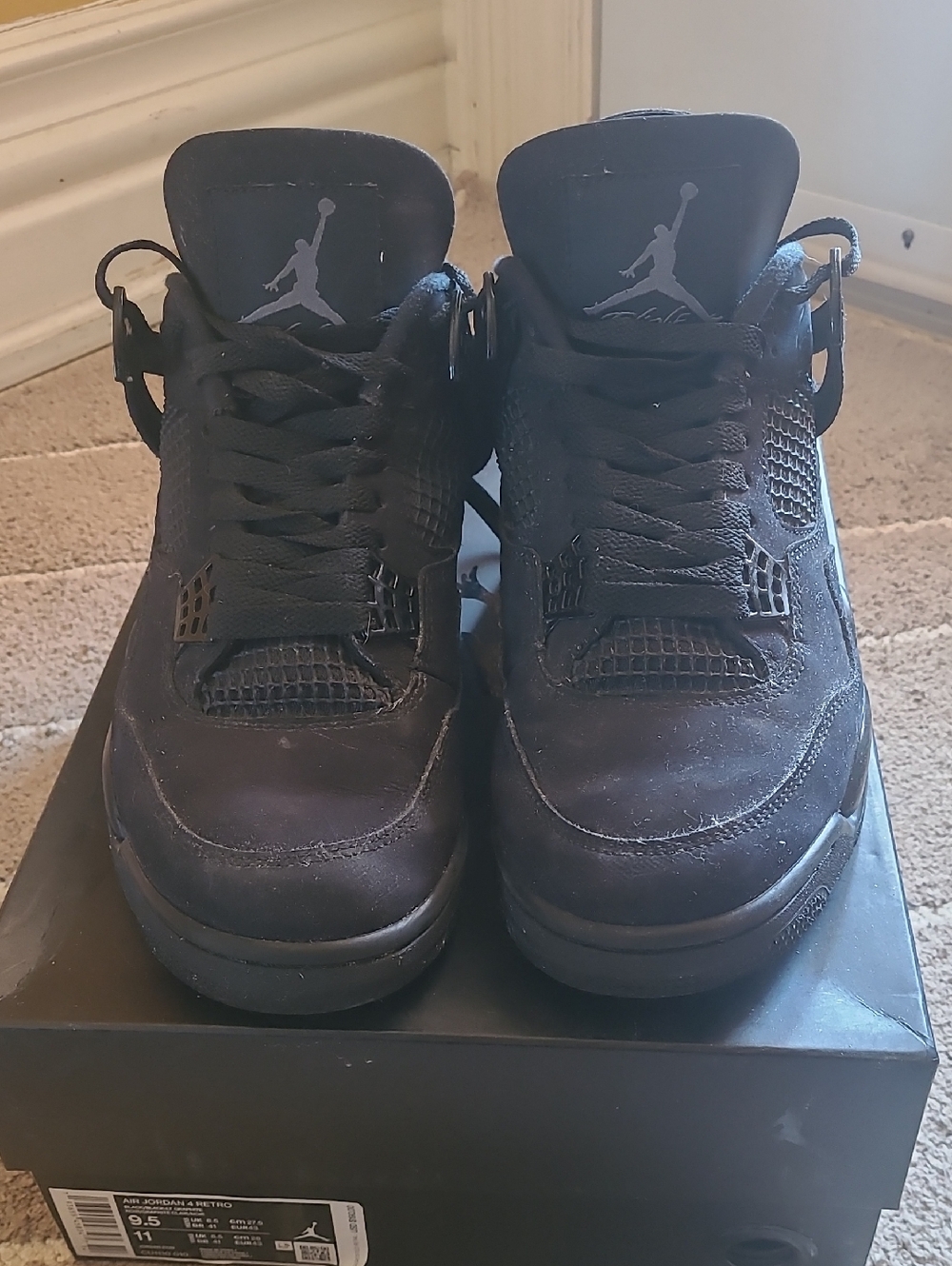 Black Cats 4 RETRO.  SIZE 9.5 MENS